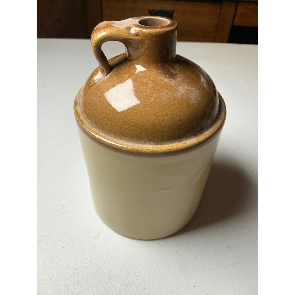 Vintage McCormick Platte Valley Straight Corn Whiskey StonewareJug 1971 4/5Quart
